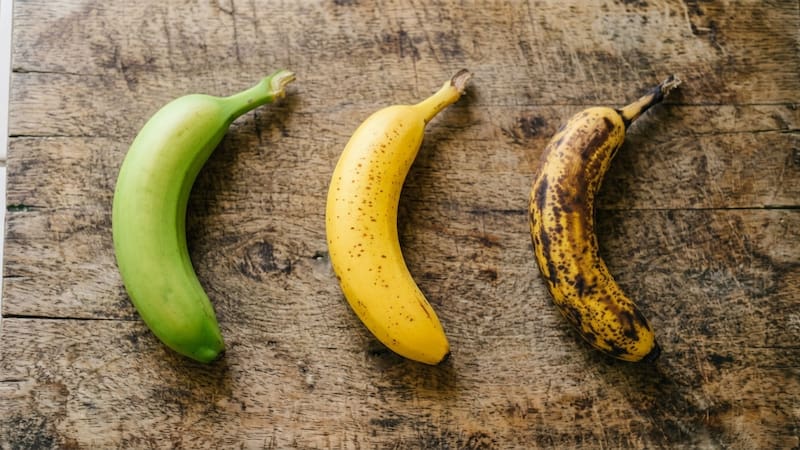 El grado de maduración de la banana modifica su sabor, textura y composición nutricional.