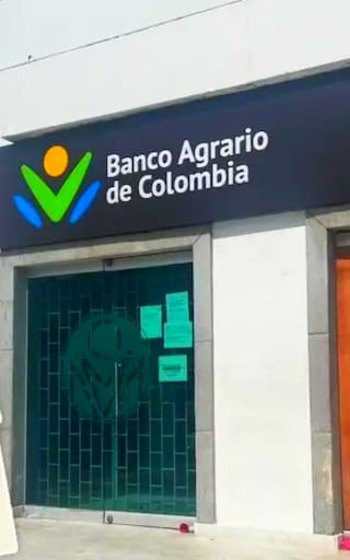 Cierran Banco Agrario y Bancolombia: el Gobierno suspendió todas las sedes durante dos días
