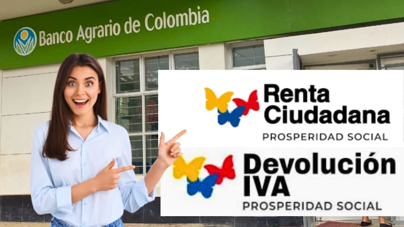El Banco Agrario habilitó la consulta de pagos de Renta Ciudadana y Devolución del IVA con cédula a través de su plataforma oficial. (Fuente: Montaje El Cronista Colombia)
