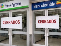 Confirmado | Banco Agrario y Bancolombia no abrirán este lunes en todo el país: no habrá atención al público ni en ventanilla en ninguna sede