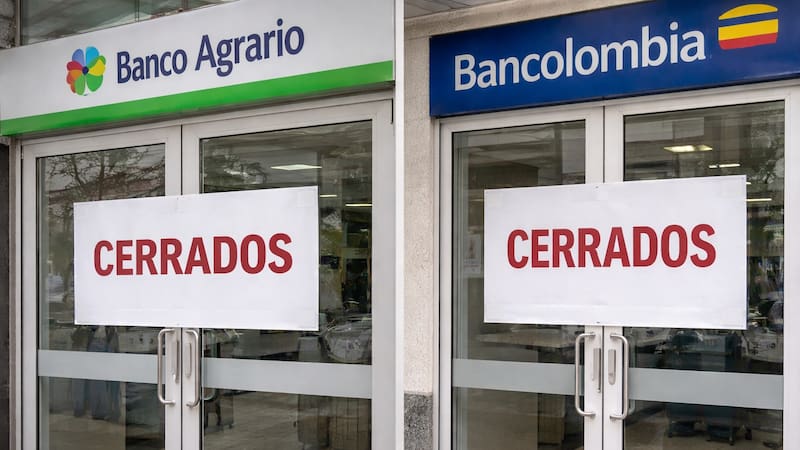 Las dos entidades suspenderán la atención presencial en todas sus oficinas del país. La medida aplica por el festivo nacional trasladado al lunes.