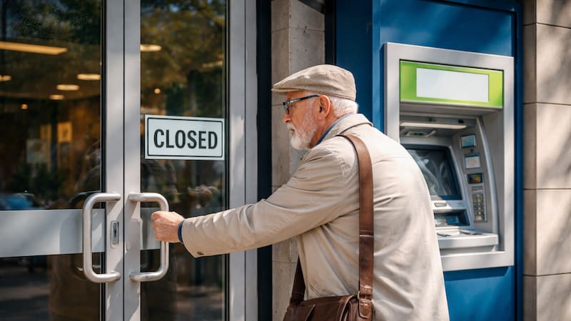 Medida nacional | Decretan el cierre de todos los bancos del país este lunes y no se podrá realizar ninguna operación presencial (Imagen ilustrativa generada con ChatGPT)