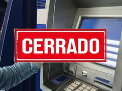 Cierran los bancos: todas las entidades financieras del país bajarán sus persianas durante varios días