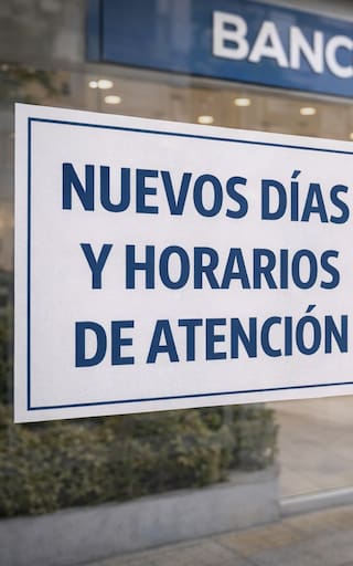 Modifican los horarios en los bancos y no estarán más de lunes a viernes: confirman los nuevos días de atención