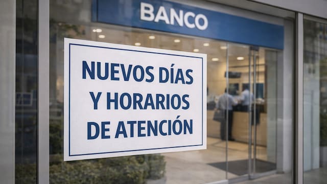 Modifican los horarios en los bancos y no estarán más de lunes a viernes: confirman los nuevos días de atención