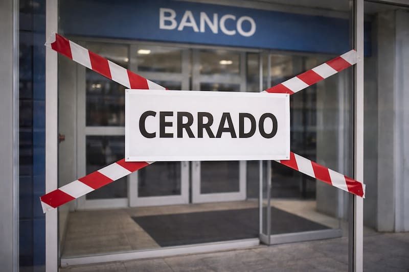 Los bancos no atenderán al público los próximos días, según el calendario oficial de 2026.