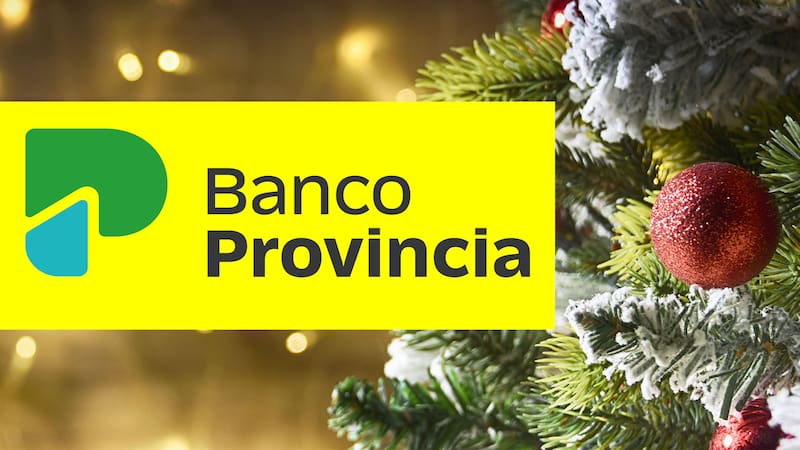 Banco Provincia en Navidad.