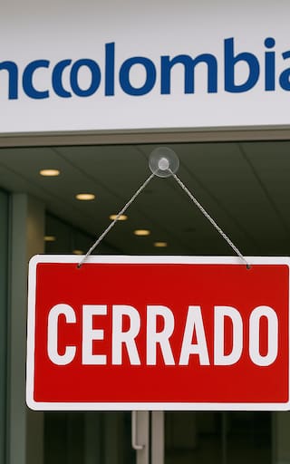 Cierra Bancolombia: todas las sedes permanecerán inactivas durante dos días y no se podrán realizar operaciones