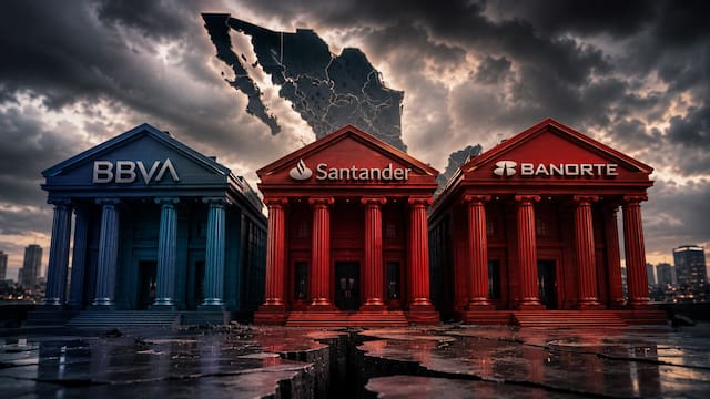 BBVA, Santander y Banorte: los bancos cuyo colapso podría golpear a todo México, según la CNBV