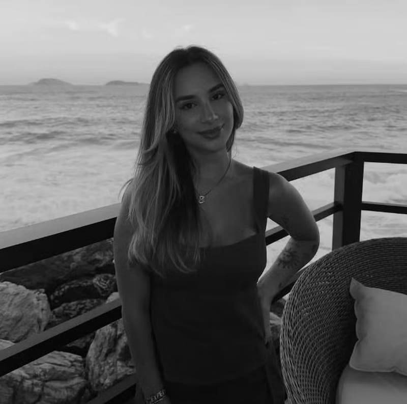 Quién fue Bárbara Borges, la influencer brasileña que murió por una bala perdida en Río de Janeiro. Imagen: Redes sociales.