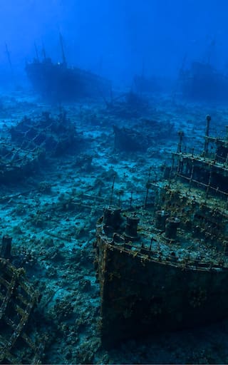 El hallazgo del siglo | Descubren más de 100 barcos hundidos en riesgo: algunos tienen más de 2000 años