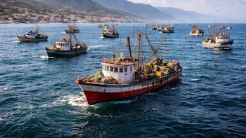 Alarma en el mundo: China coloca miles de barcos frente a esta potencia y no son lo que parecen