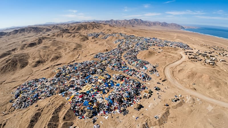 Basura en Atacama, Chile.