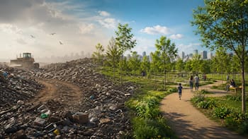 Así transformarán el basural más grande del mundo en un parque: utilizarán una técnica innovadora