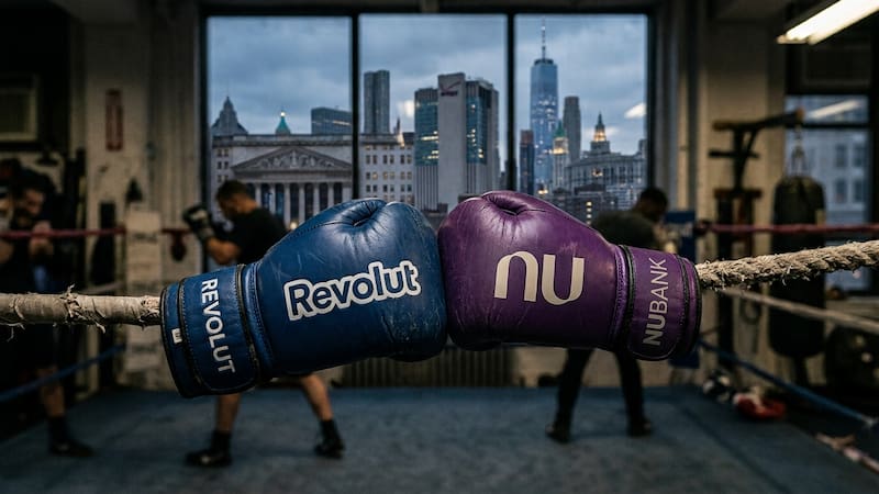 Tras consolidarse en Europa y LatAm, Revolut y Nubank van por el "premio mayor": el mercado estadounidense.