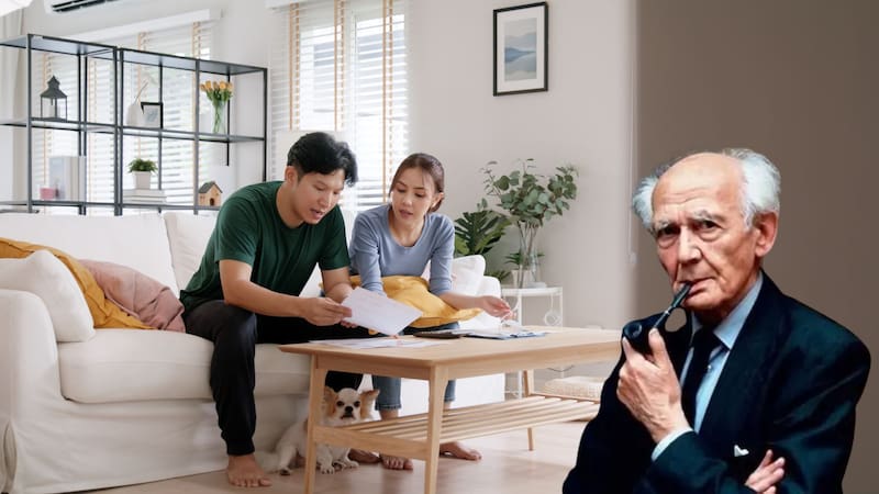 Bauman, filósofo: “La incertidumbre ya no es un problema pasajero, es el estado permanente”. Foto (IA)