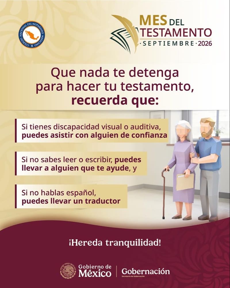 Cómo tramitar el testamento con asesoría grauita.