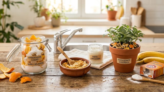 Mezclar cáscara de naranja y de banana con bicarbonato: para qué sirve y por qué lo recomiendan