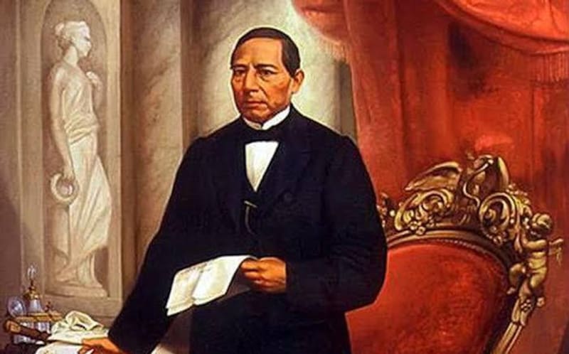 El 18 de marzo se recuerda el nacimiento de Benito Juárez del 21 de marzo de 1806. Fuente: archivo