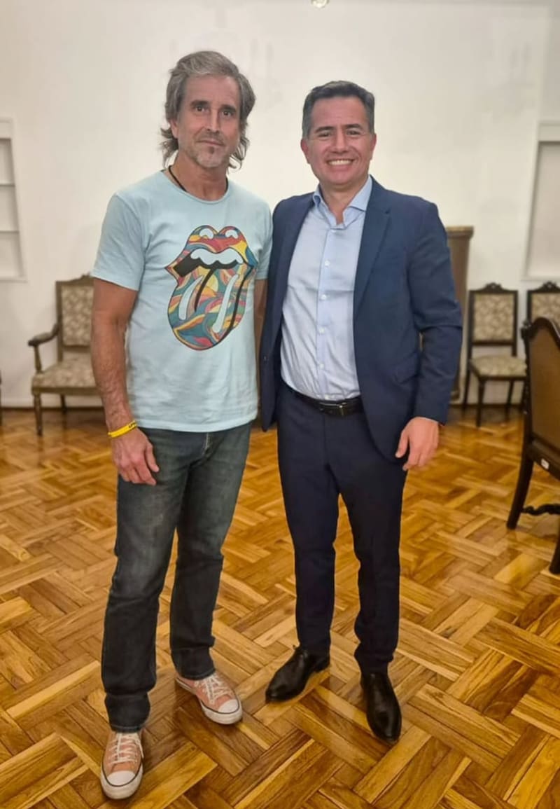 Bertie Benegas Lynch y Gabriel Bornoroni