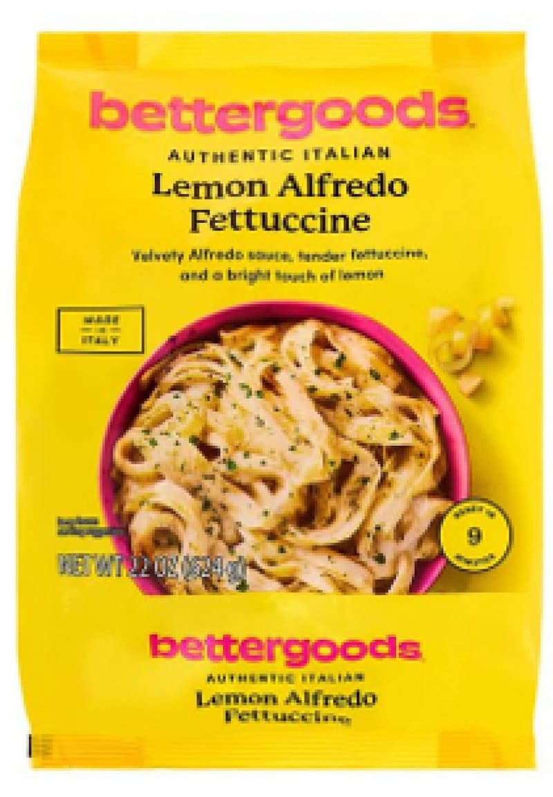Gias Foods, based in New York, is recalling two lots of bettergoods Authentic Italian Lemon Alfredo Fettuccine because the product may be contaminated with Listeria monocytogenes.