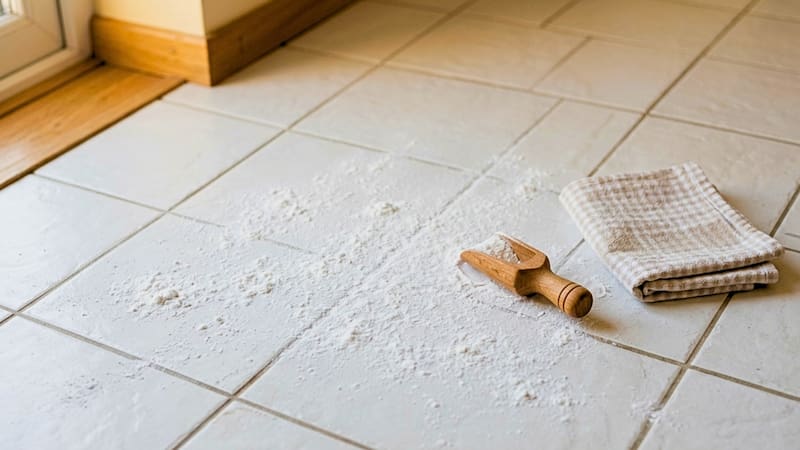 El método correcto consiste en esparcir una capa fina de bicarbonato seco sobre el área con grasa o suciedad acumulada. Foto (IA)