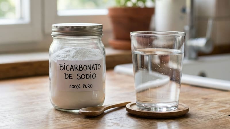 Mezclar bicarbonato con una pizca de agua: para qué sirve y en qué momento utilizarlo.