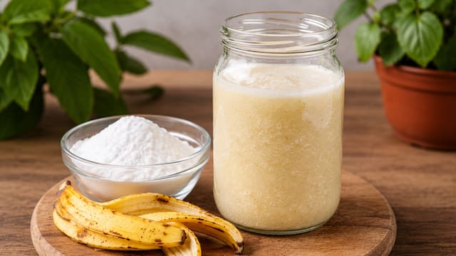 Mezclar cáscara de banana con agua y bicarbonato: para qué sirve y por qué lo recomiendan