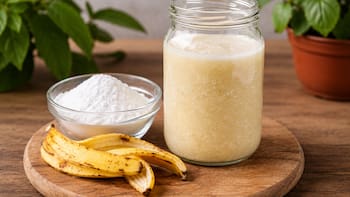 Mezclar cáscara de plátano con bicarbonato de sodio: por qué se recomienda y para qué sirve