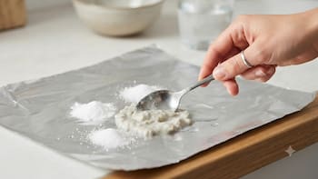 Mezclar bicarbonato de sodio, sal y agua en papel de aluminio: para qué sirve y por qué se recomienda
