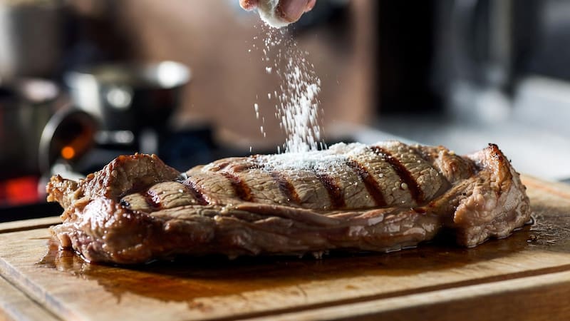 Carne con bicarbonato de sodio