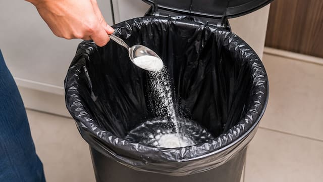 Poner bicarbonato en el fondo del tacho de basura: por qué lo recomiendan y para qué sirve