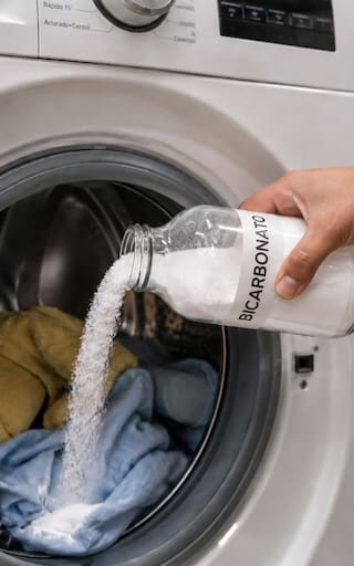 Para qué sirve poner bicarbonato de sodio en la lavadora y cuándo conviene hacerlo
