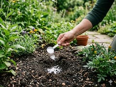 Arrojar bicarbonato en el jardín y las macetas: para qué sirve y por qué lo recomiendan
