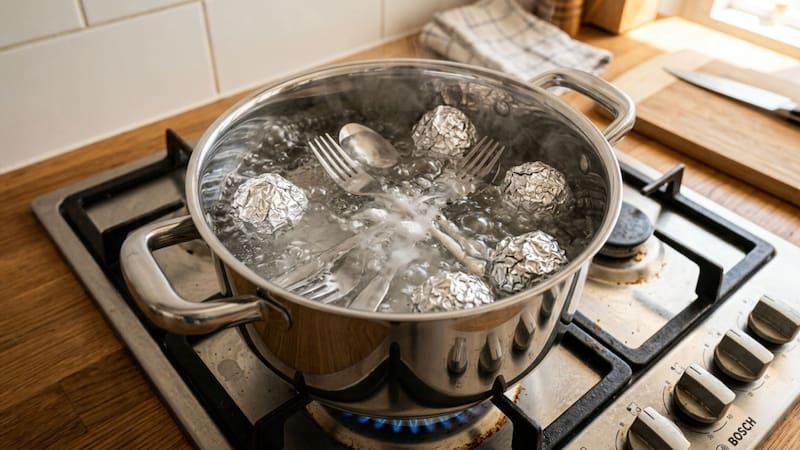 Mezclar bicarbonato con bollitos de papel aluminio: para qué sirve y por qué lo recomiendan.