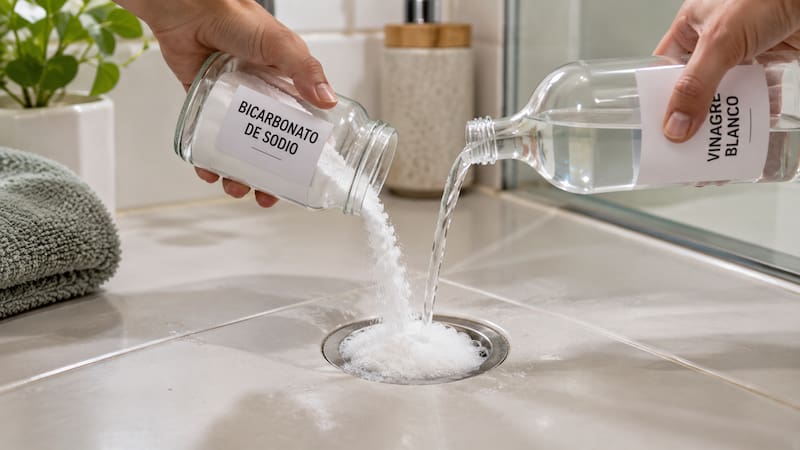 Poner bicarbonato y vinagre en el desagüe del baño: para qué sirve y por qué recomiendan hacerlo