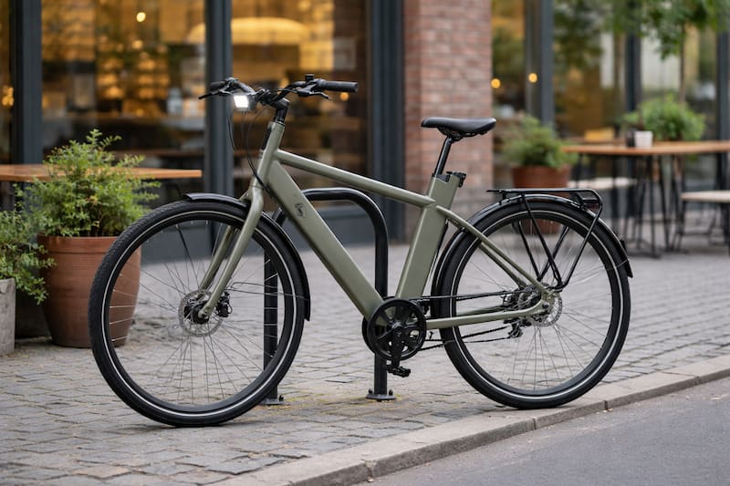 Largas filas en Lidl por la bicicleta urbana eléctrica: cuenta con una batería potente y no necesita cambios de marcha.