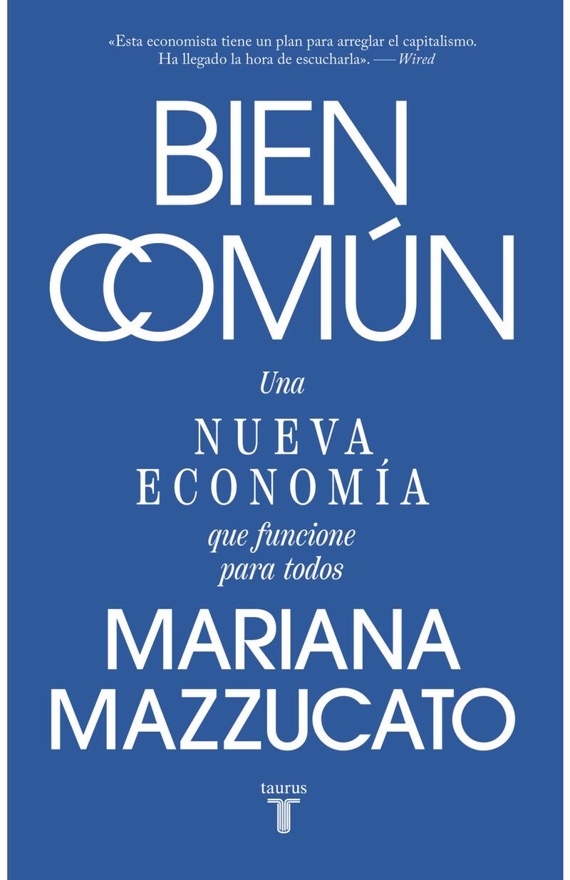Tapa del libro Bien común, de la economista italiana Mariana Mazzucato
