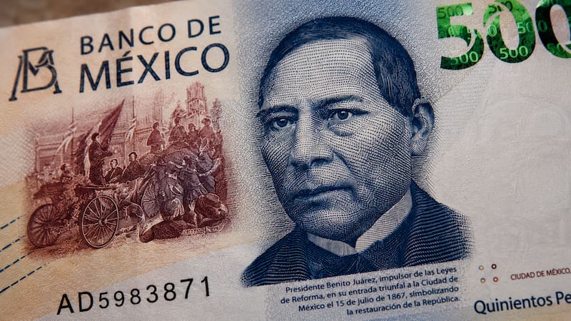 Billete de 500 pesos.