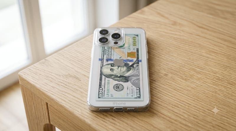 Cada vez más personas utilizan la funda del celular como un pequeño “bolsillo secreto” para guardar efectivo y contar con una reserva rápida.