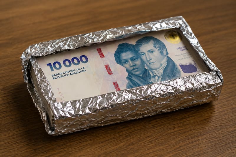 El truco para evitar que el papel moneda se dañe.