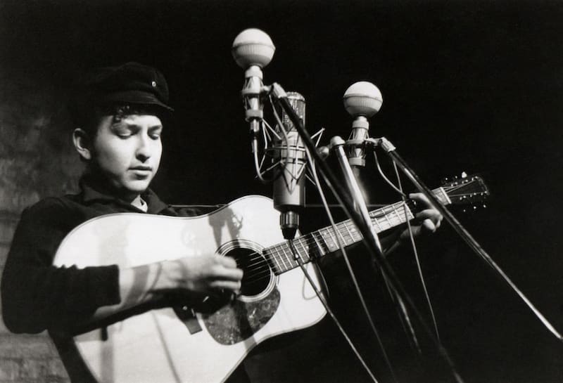 Bob dylan joven.
