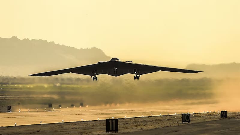 Estados Unidos restauró uno de sus bombarderos más fuertes militarmente. Fuente: Northrop Grumman.