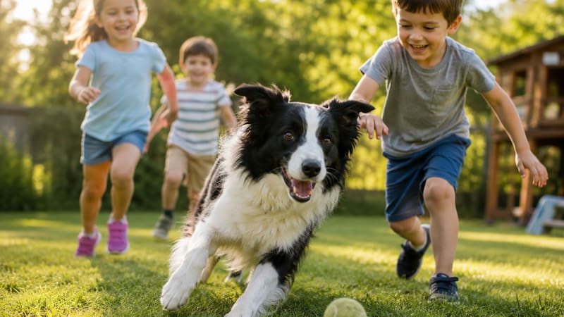 Cuando un Border Collie no encuentra suficientes oportunidades para gastar energía y utilizar sus capacidades, su comportamiento puede cambiar. (Fuente: imagen creada con IA)
