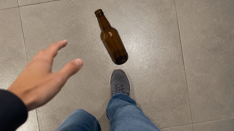 Fue a comprar a un supermercado, cayó una botella y salió lastimado: la sorpresiva decisión de la Justicia.