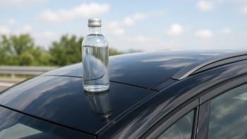 Encontrar una botella en el techo de un coche: qué significa y por qué es fundamental saber cómo actuar