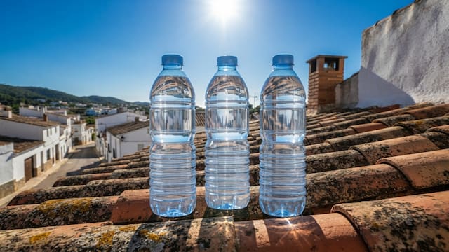 Colocar una botella de plástico llena de agua en el techo: para qué sirve y por qué muchos lo recomiendan