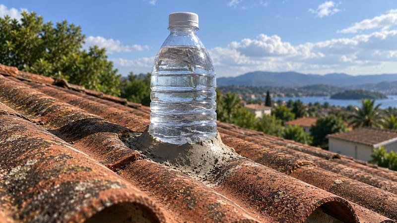 Poner una botella de plástico llena de agua en el techo: por qué se hace en más de 30 países y para qué sirve.