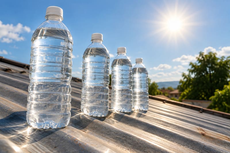 Colocar una botella de plástico con agua en el techo: para qué sirve y por qué se utiliza en más de 30 países