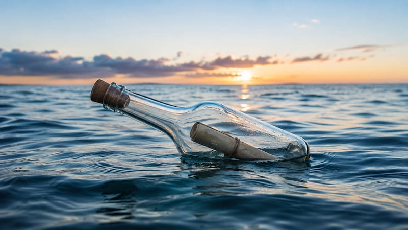 Arrojaron una botella al mar en 1886. 132 años después una familia descubrió el mensaje dentro y no podían creer su origen.